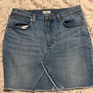 Denim Wrangler skirt